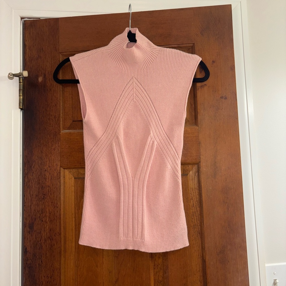 Guess Pink Cowl Neck Sweater